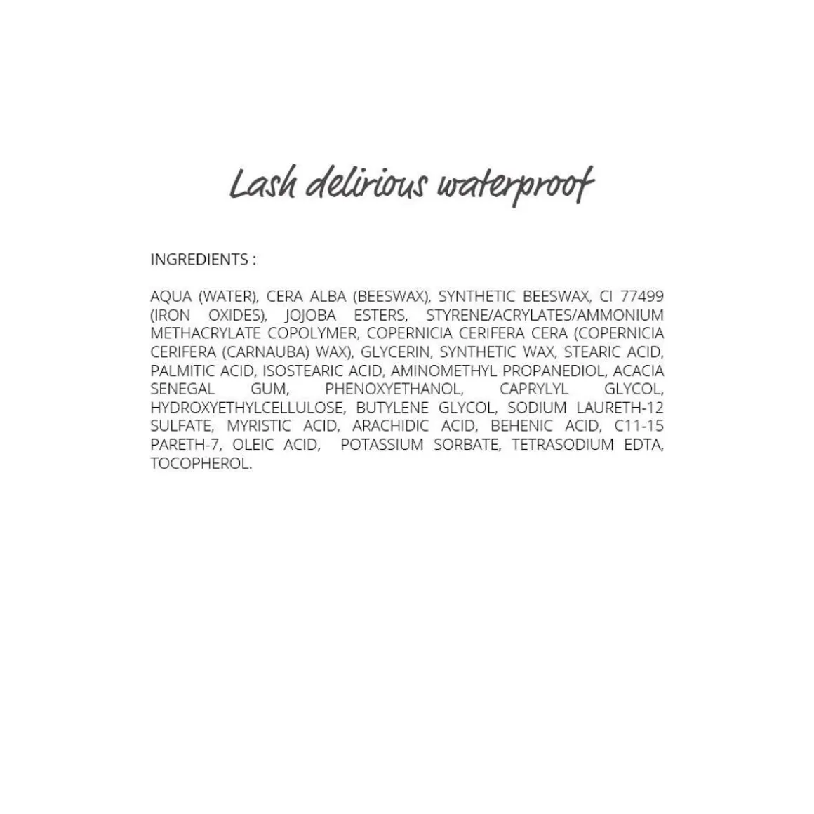 Lash Delirious Waterproof