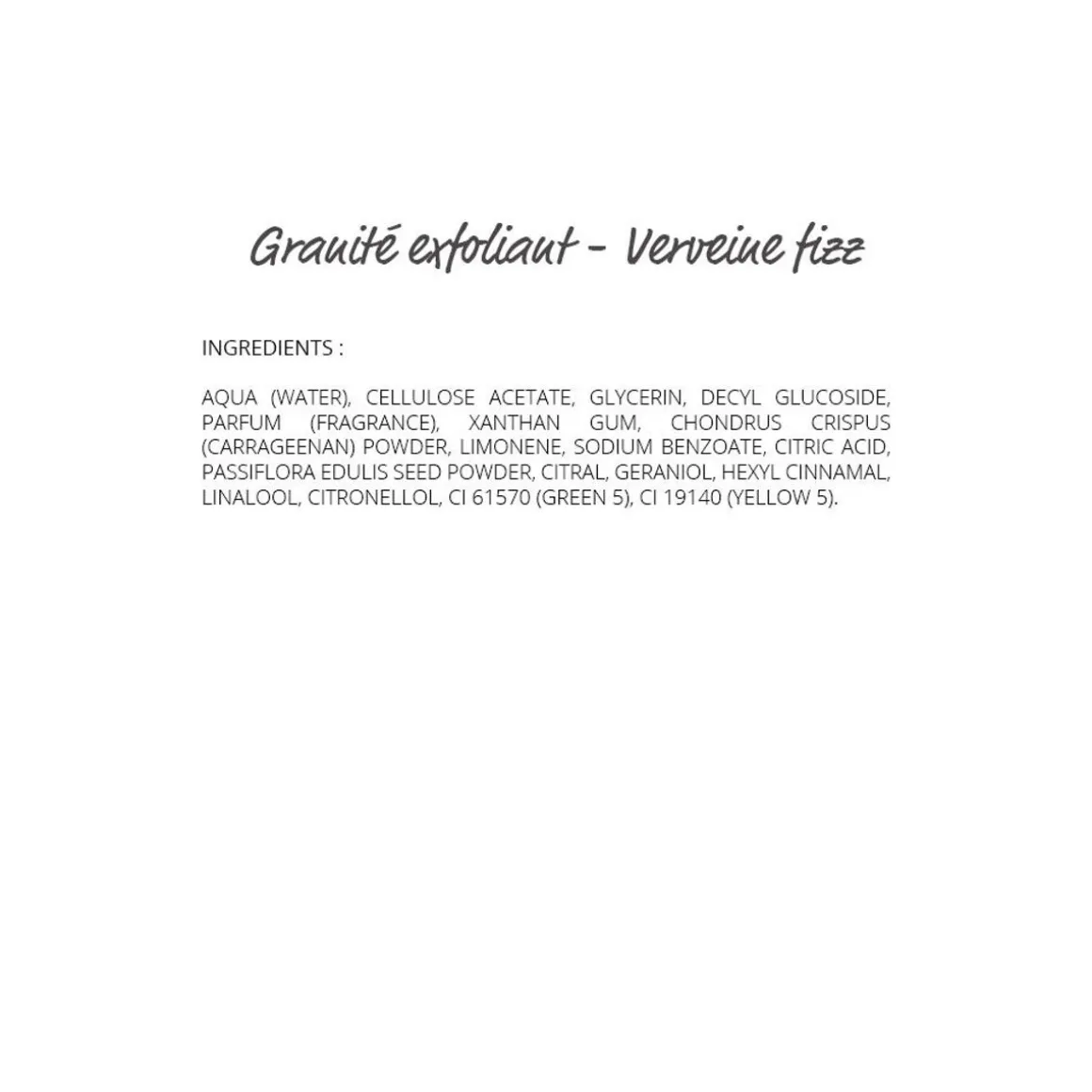 Verveine Fizz
